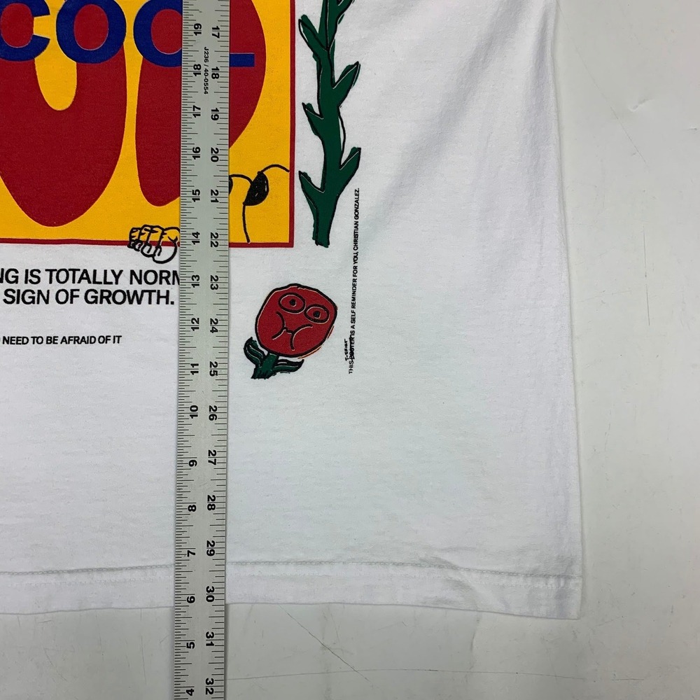 Mayfair Failure Is Cool Too Graphic T-Shirt White Mens Large Short Sleeve Tee - Picture 14 of 14